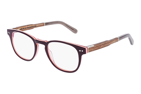 デザイナーズ眼鏡 Wood Fellas Bogenhausen Premium (10936 walnut/brown lila)