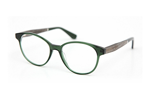 デザイナーズ眼鏡 Wood Fellas Haldenwang (10972 grey oak/crystal green)