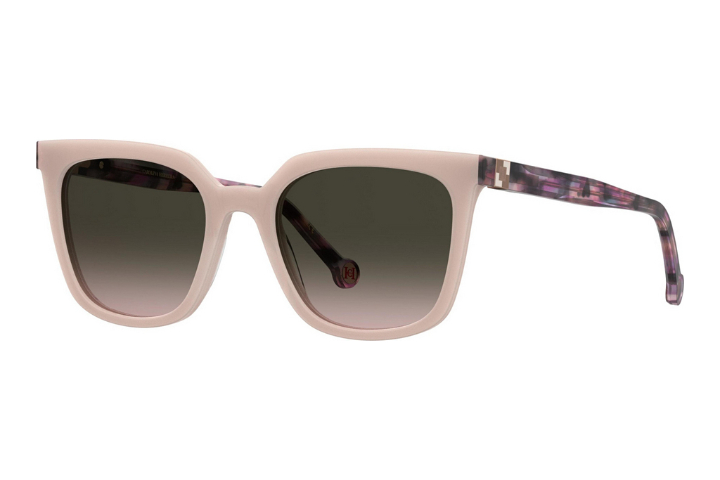 Carolina Herrera   HER 0236/S 1EZ/M2 NUDE PINK HAVANA