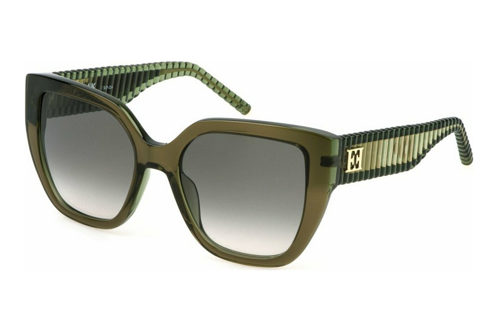 Escada   SESE44 0914 SMOKE GRADIENT SMOKEBROWN W/GREEN RELIEF