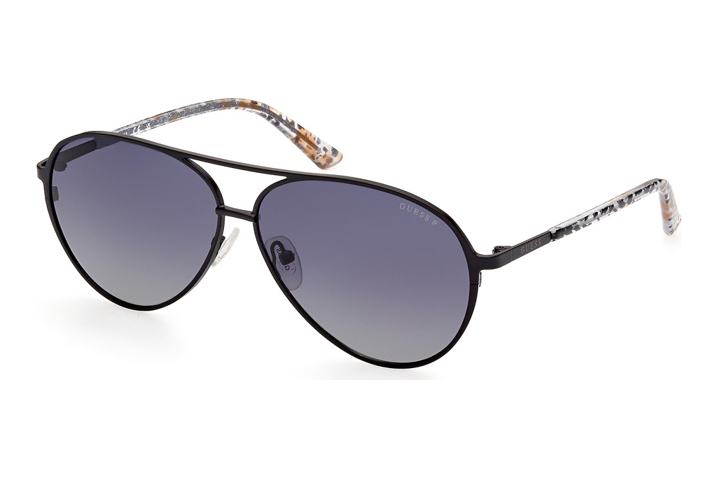 Guess   GU7847 02D 02D - schwarz matt / grau polarisierend