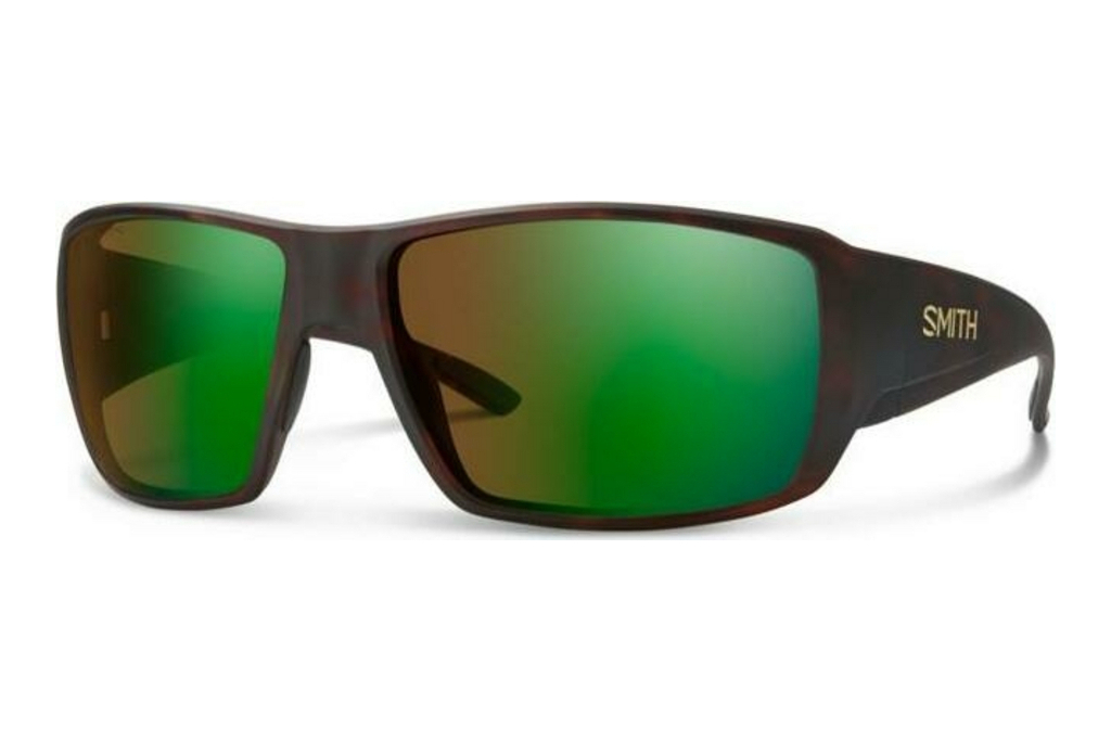 Smith   GUIDE CHOICE/N N9P/78 GREEN MIRROR POLARIZED HIGHTCONTRASTHAVANNA