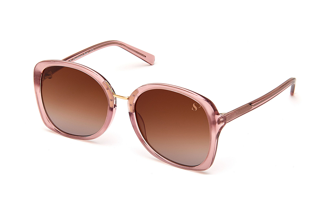 Sylvie Optics   Charming Sun 03 brown grad.clear rose-gold mt