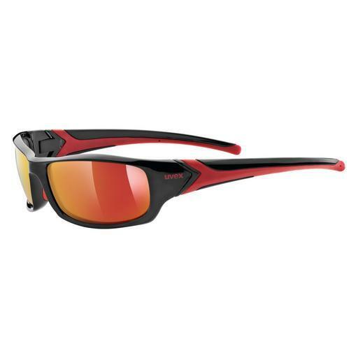 サングラス UVEX SPORTS sportstyle 211 black-red