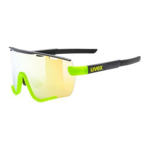 サングラス UVEX SPORTS sportstyle 236 black yellow matt