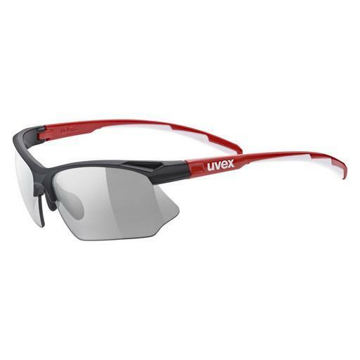 サングラス UVEX SPORTS sportstyle 802 V black red white